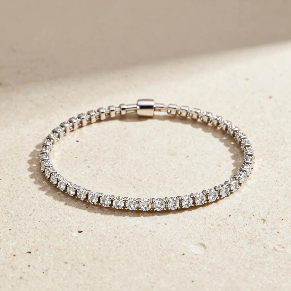 Classic Tennis Bracelet in Sterling Silver